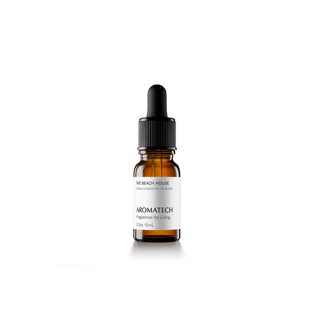 AromaTech The Beach House Aroma Essential Oil Blend | Luxury Hotel Inspired Aromatherapy – Bergamot, Coconut Milk & Sandalwood – 0.3 fl oz / 10 mL
