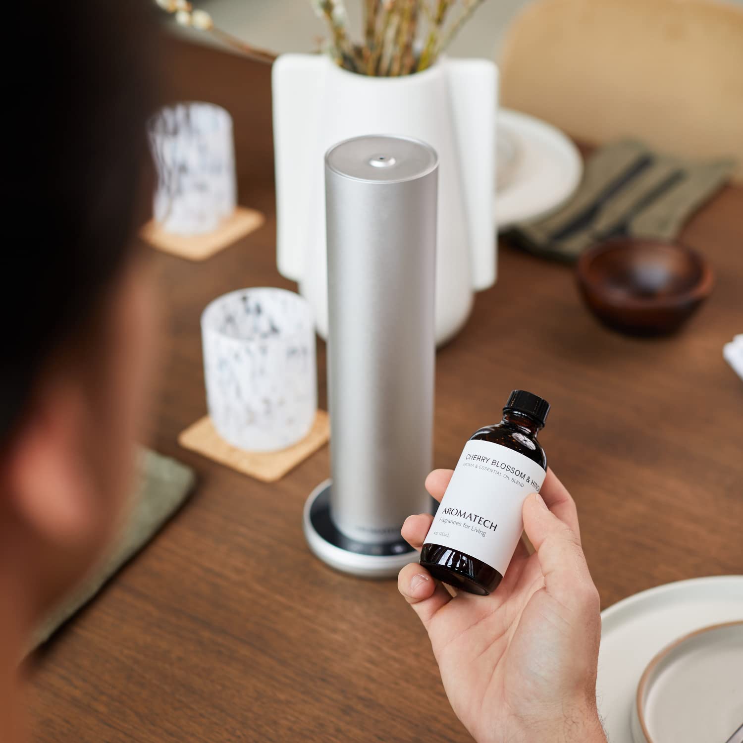 AromaTech Cherry Blossom & Hinoki Aroma Oil for Scent Diffuser – 10ml