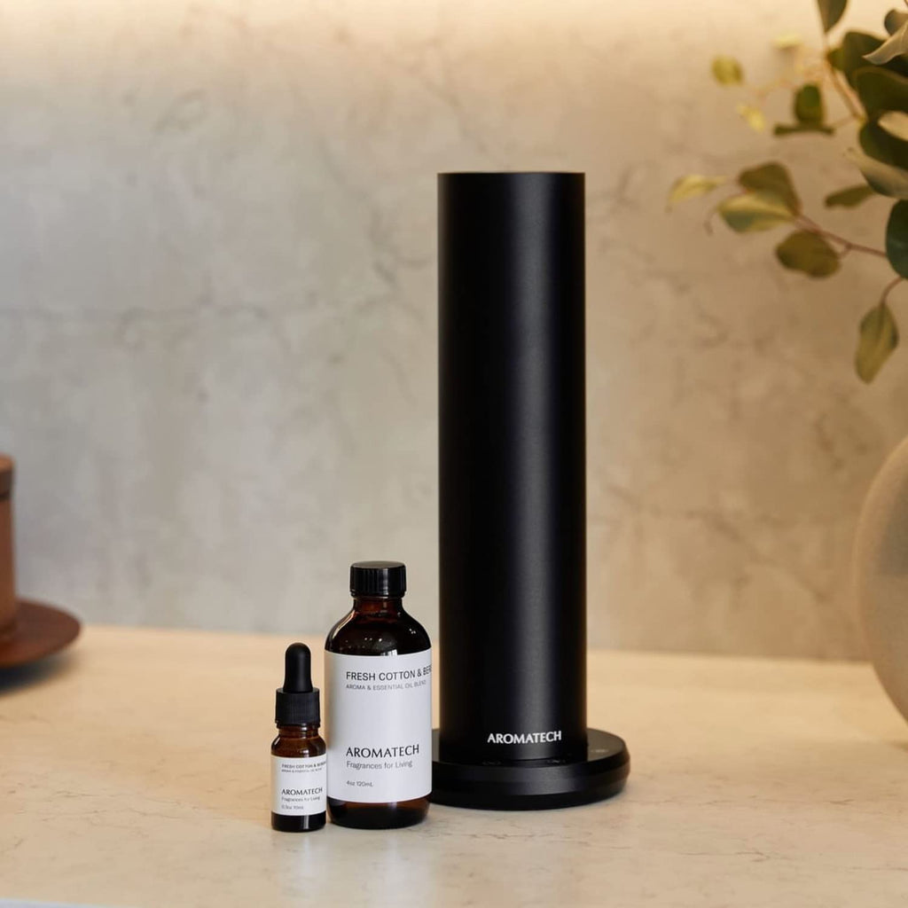 Aromatech Fresh Cotton & Bergamot Essential Oil Blend | Luxury Diffuser Oil 4 oz (120 mL)
