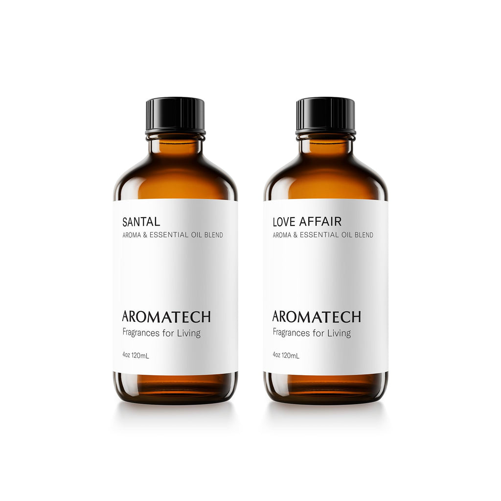 AromaTech Santal & Love Affair Set – 120ml Diffuser Oils