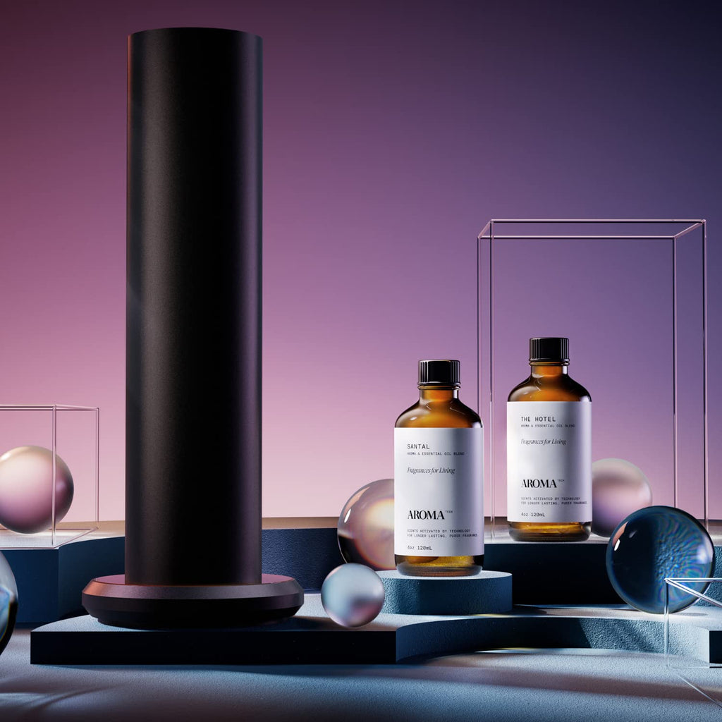 AromaTech Santal & The Hotel Set – 120ml Gift Diffuser Oils