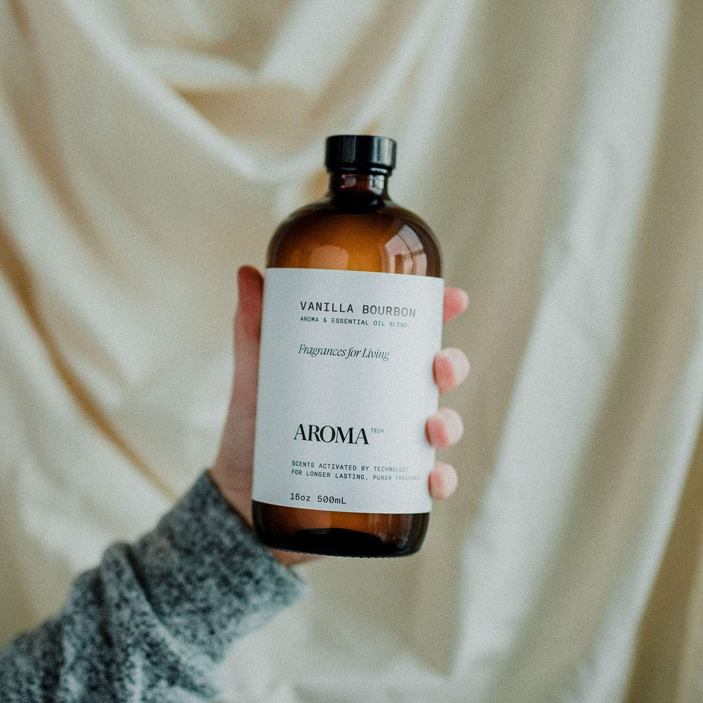 AromaTech Vanilla Bourbon Aroma Essential Oil Blend - 16 oz (500 mL) for Ultrasonic Diffusers & Nebulizers