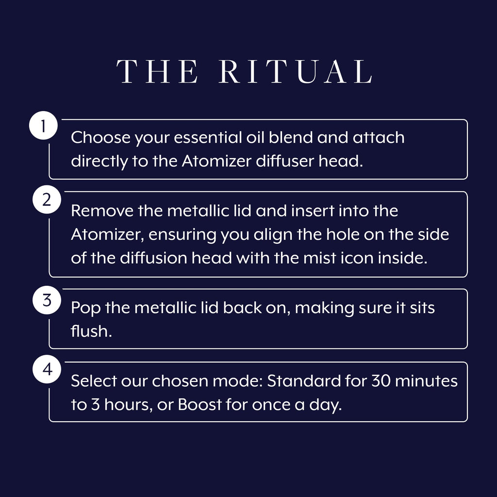 Aromatherapy Associates Atomizer & De-Stress Essential Oil Collection — Waterless Portable Diffuser