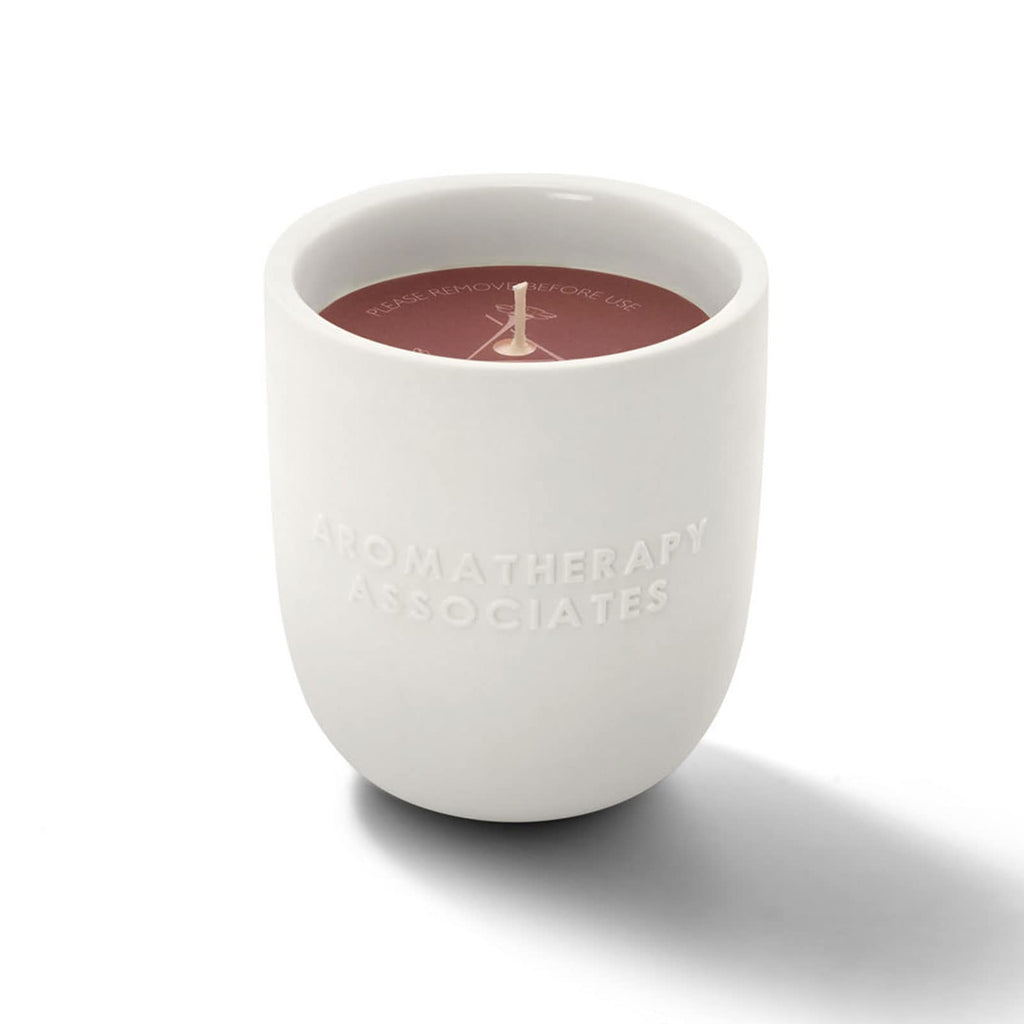 Aromatherapy Associates Rose Candle – 40-Hour Burn Time, Vegan Wax, Damask Rose & Geranium