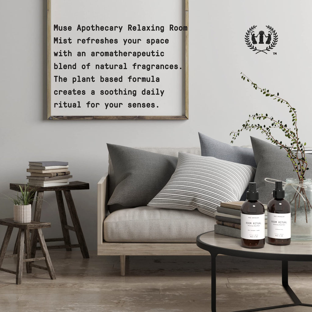 Muse Apothecary Room Ritual Room Mist - 4 oz - Aloe, Eucalyptus & Lavender