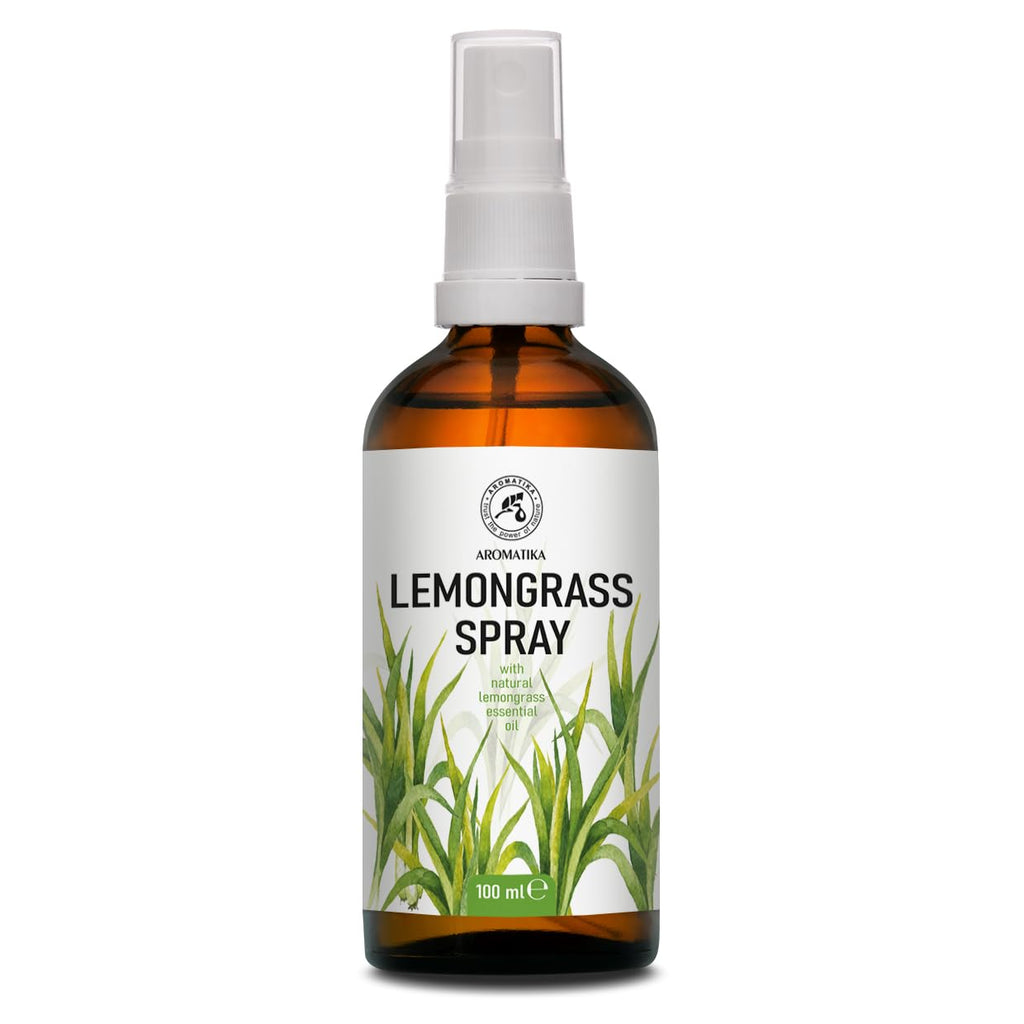 AROMATIKA Lemongrass Aromatherapy Spray — Room Mist & Linen Freshener 3.4 oz