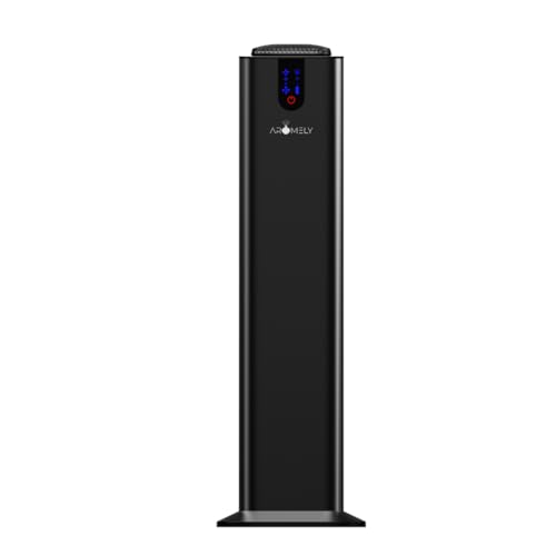 AROMELY Smart Bluetooth Scent Diffuser | App-Controlled Nebulizing Diffuser up to 3,000 sq ft (Black)