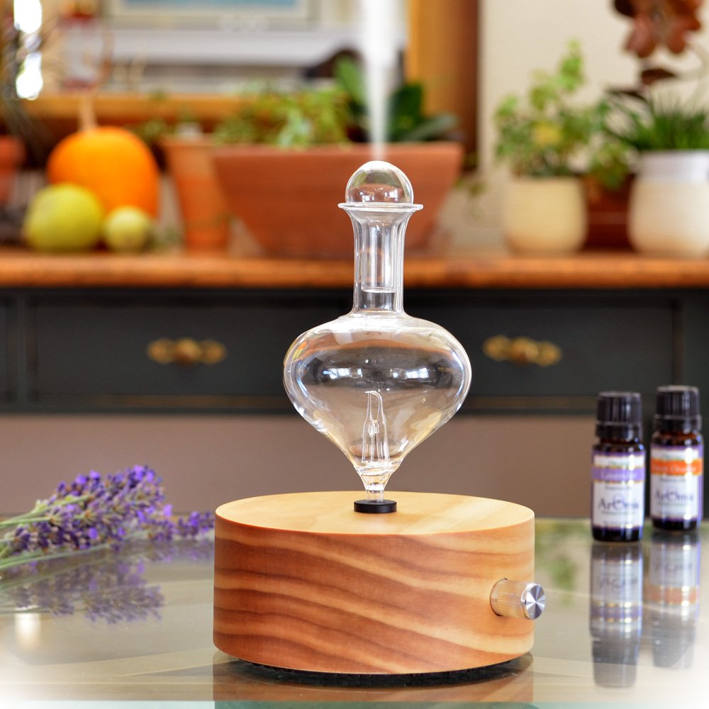 ArOmis Premium Glass Essential Oils Nebulizer – Waterless Diffuser for Aromatherapy | Solum Lux Eros