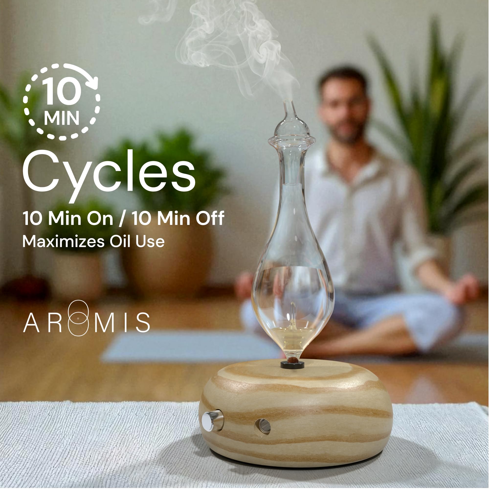 ArOmis Premium Glass Nebulizer – Waterless Diffuser for Aromatherapy | Orbis Lux Merus
