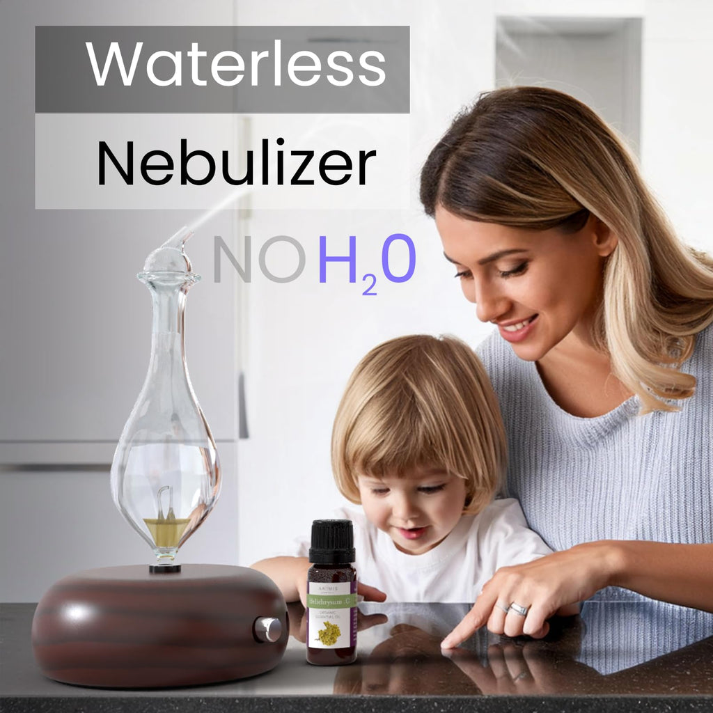ArOmis Premium Glass Essential Oils Nebulizer - Waterless Diffuser