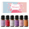 Floral Fragrance Oils 6x10ml – Aromtopia (Lavender, Rose, Gardenia, Neroli, Jasmine, Cherry Blossom)