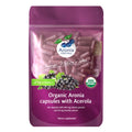 Organic Aronia Berry Capsules (60 Servings) – 10:1 Aronia Extract + 120 mg Acerola Cherry per Serving | Vitamin C & Antioxidants | Black Chokeberry Supplement