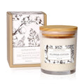 Aronica Cotton Candle - Home Scented Soy Wax, Baby Powder & Lily of the Valley