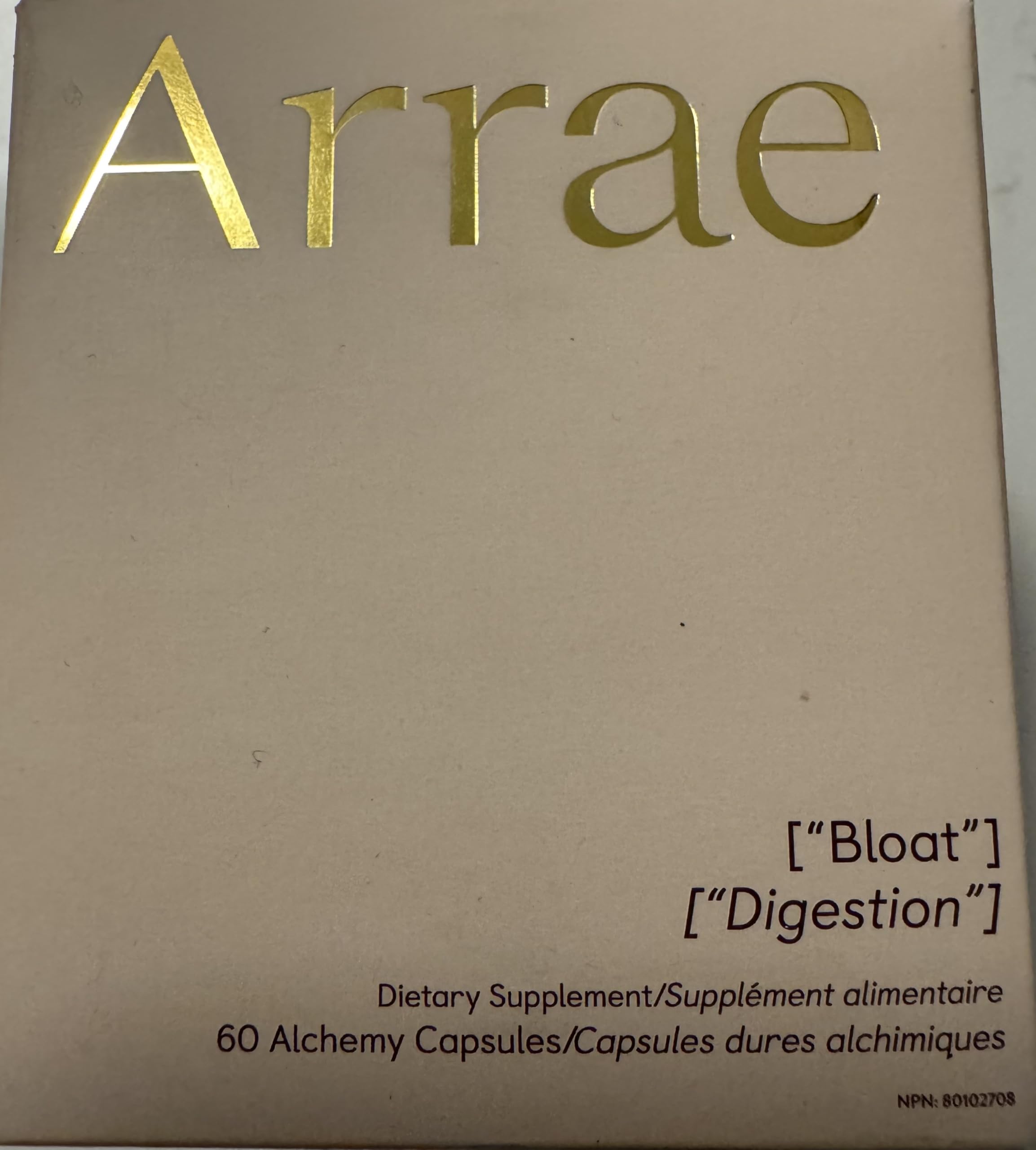 Arrae Bloat Digestive Enzymes – Fast-Acting, All-Natural Relief Capsules, 60 Count