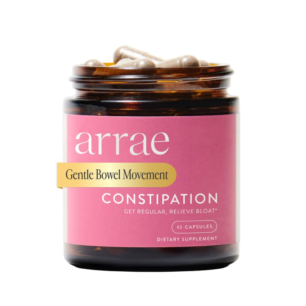 Arrae Constipation Relief Capsules – Gentle, Overnight Bowel Support (Non-Stimulant) – 45 Capsules