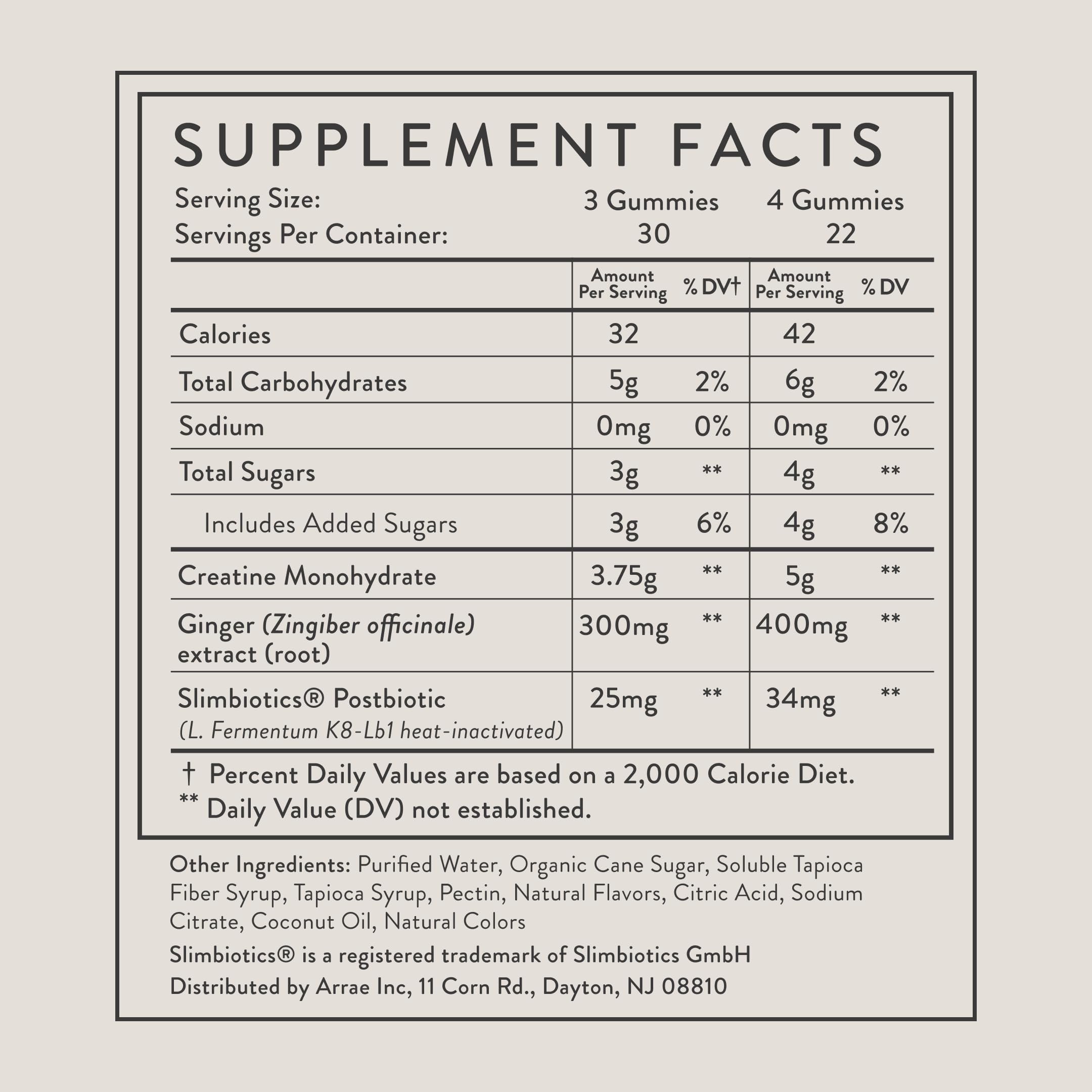 Arrae Tone Gummies – Creatine Monohydrate 5g for Women | Lean Muscle, Recovery & Strength | Mixed Berry, 90 Count