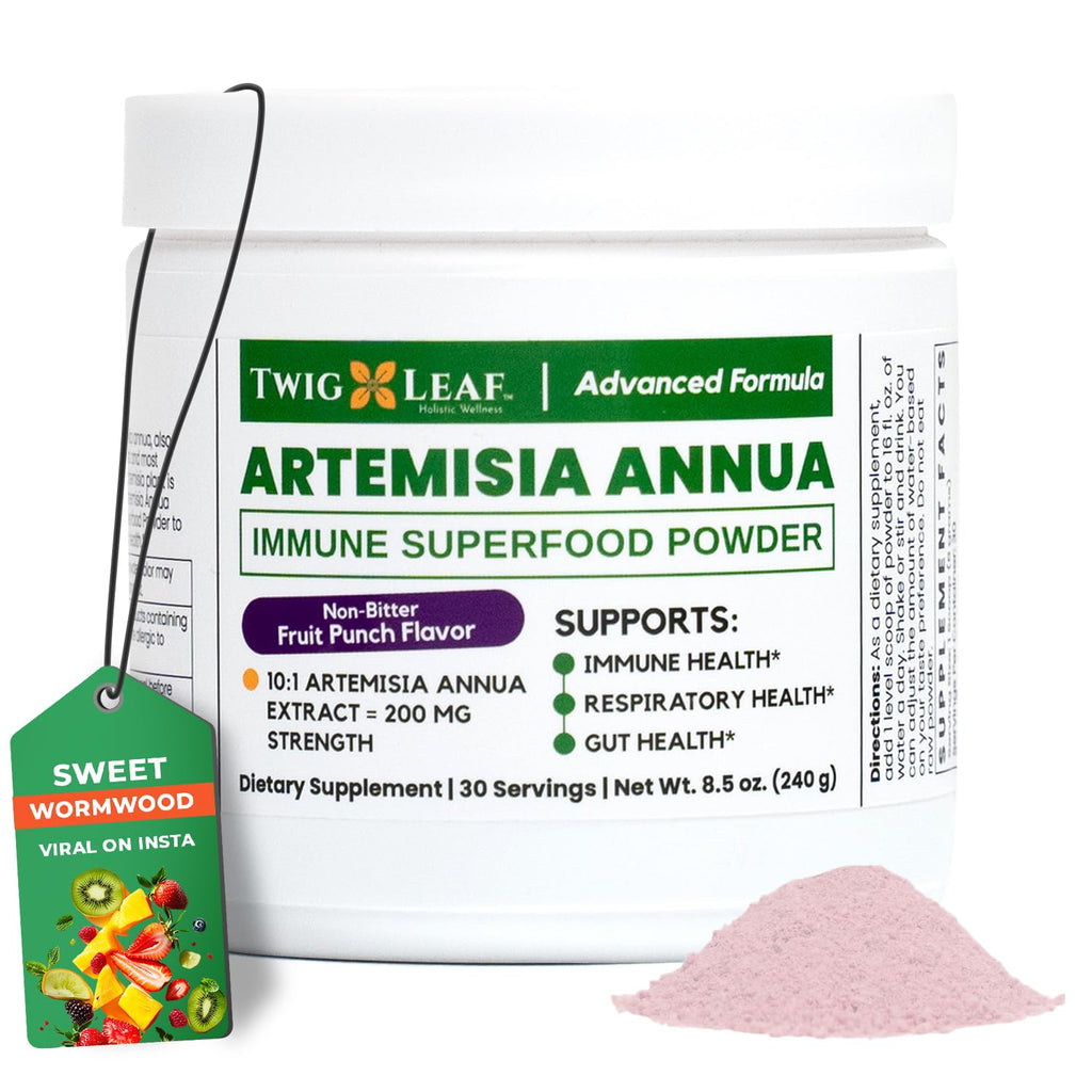 Artemisia Annua Sweet Wormwood Herbal Powder | 30 Servings | Non-GMO, Vegan