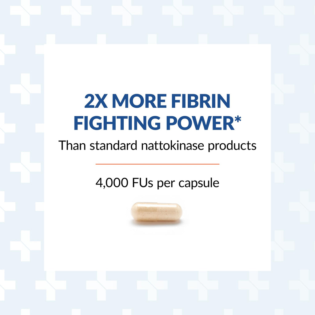 Nattovena Nattokinase – Arthur Andrew Medical, Double Strength 4,000 FU (180 caps)