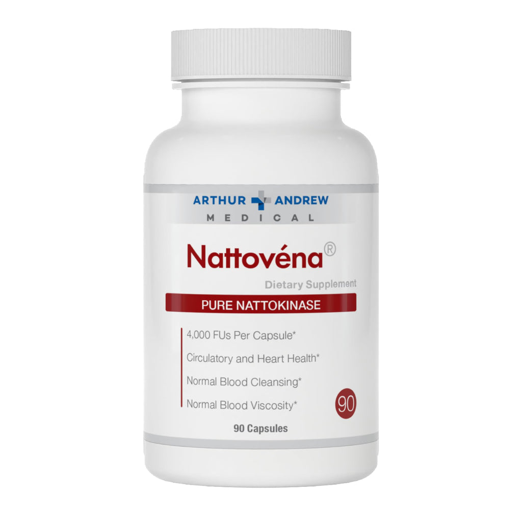 Arthur Andrew Medical Nattovena - Pure Nattokinase, Double Strength 4,000 FUs, 90 Capsules