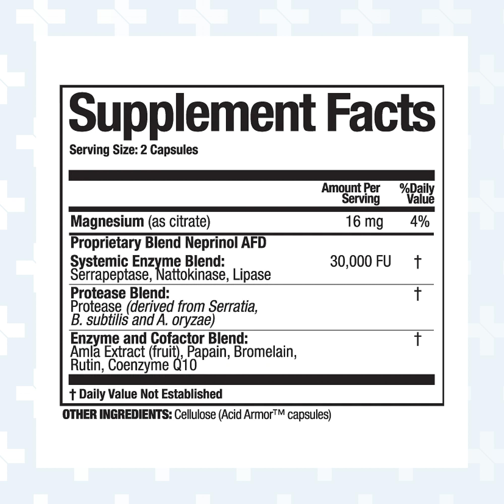 Arthur Andrew Medical Neprinol AFD - Multi Enzyme Blend with Serrapeptase & Nattokinase (300 Count)