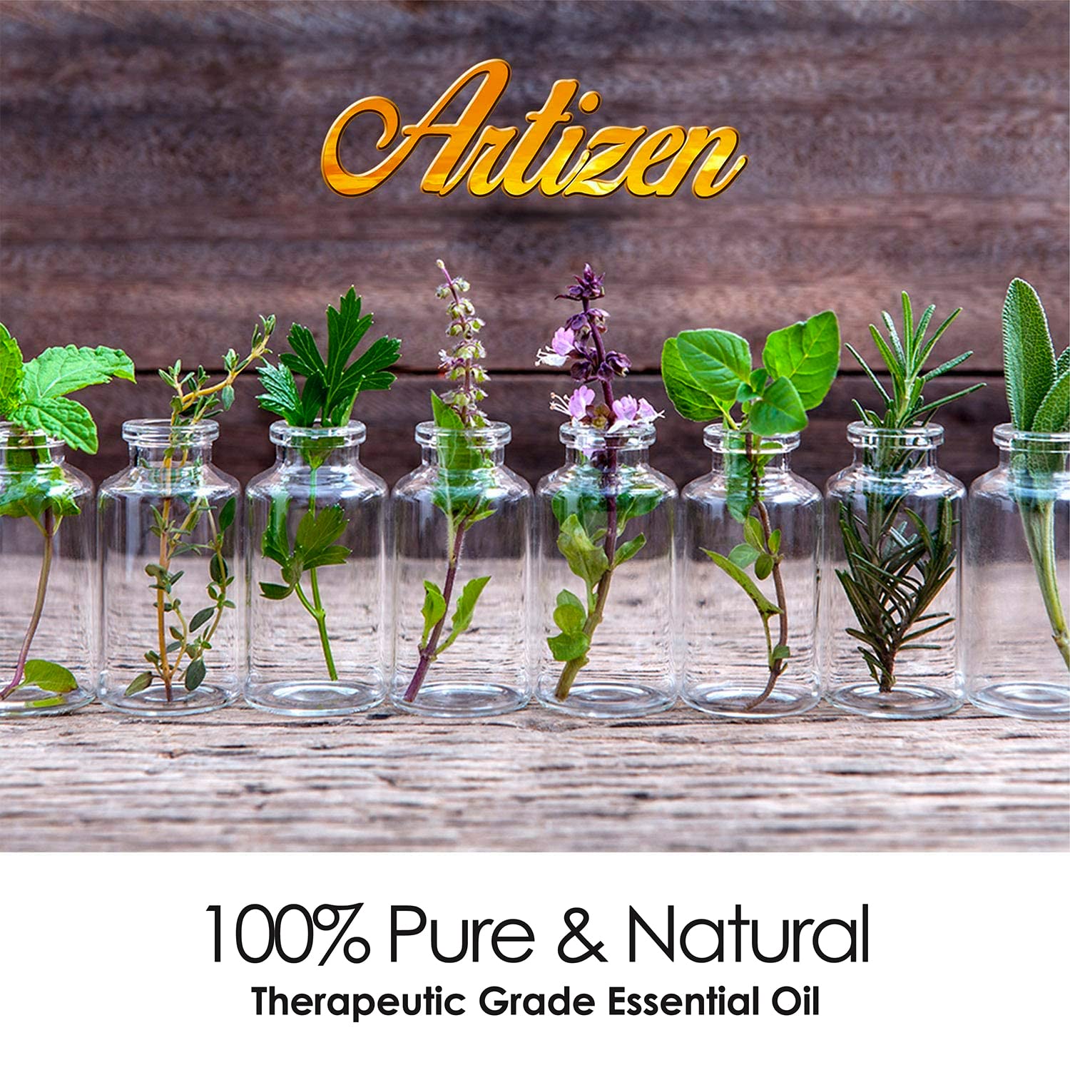 Artizen 2oz Peppermint Essential Oil – 2 Fluid Ounces | Aromatherapy & Holiday Freshness