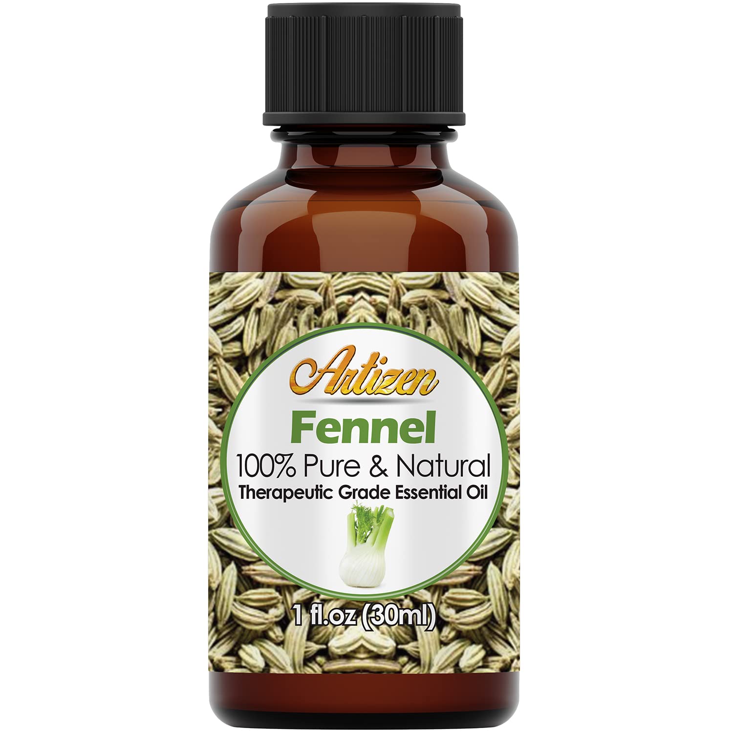 Artizen 30ml Fennel Essential Oil – 1 Fluid Ounce | 100% Pure & Natural