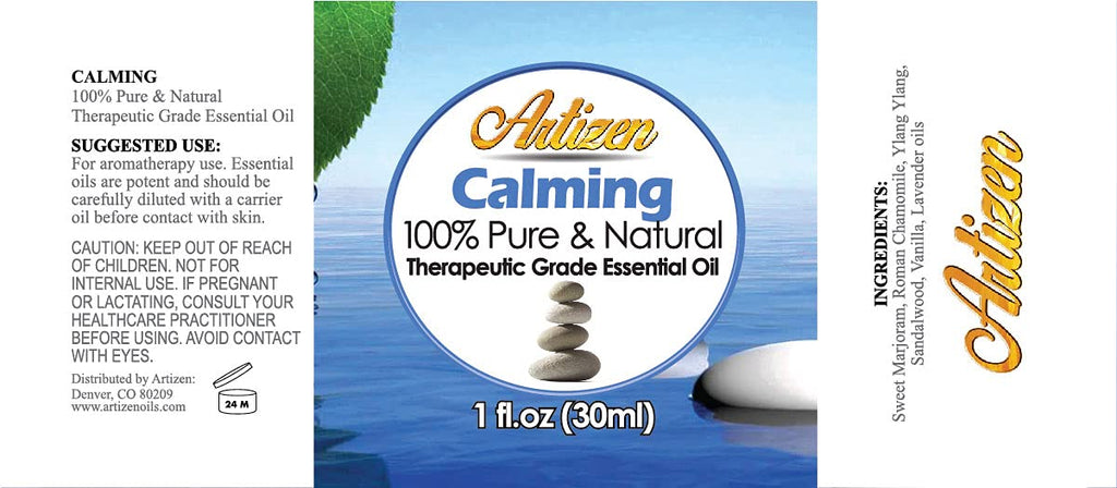 Artizen Calming Aromatherapy Essential Oil Blend 1 oz – Pure & Undiluted