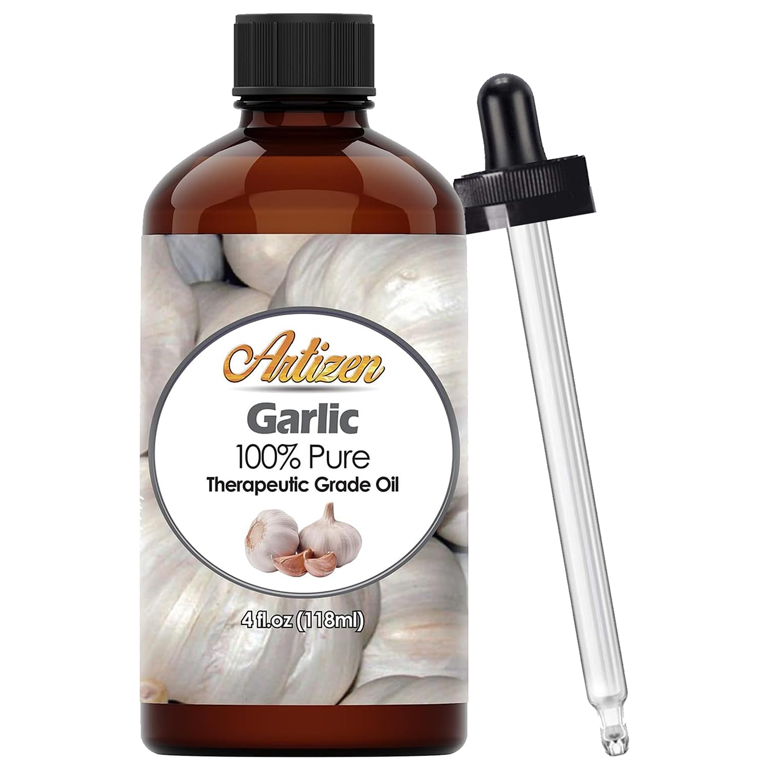Artizen Garlic Essential Oil 4oz – 100% Pure Garlic Oil by Artizen