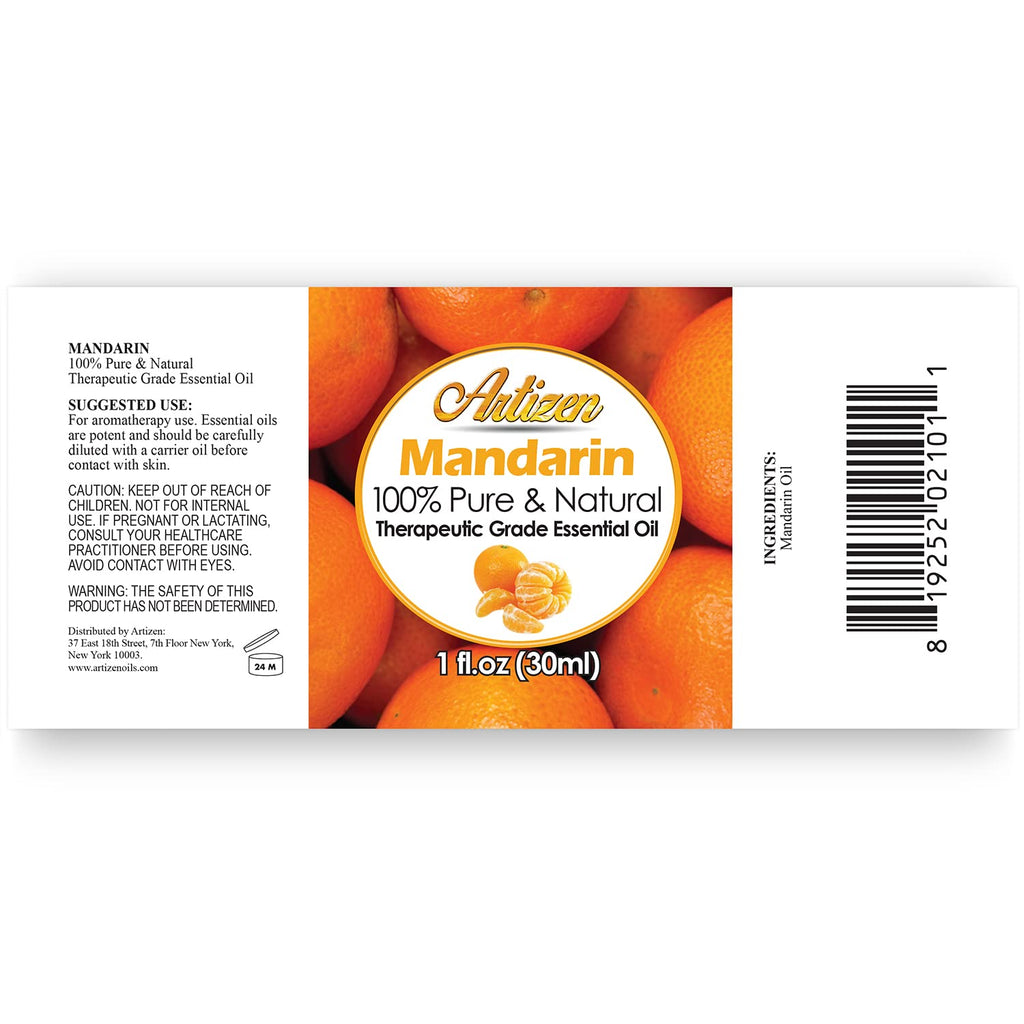 Artizen 30ml Oils - Mandarin Essential Oil - 1 Fluid Ounce