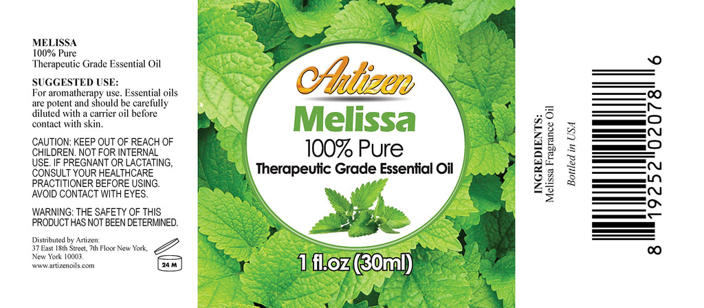 Artizen Melissa Essential Oil 30ml | 1 Fl Oz | Pure & Potent