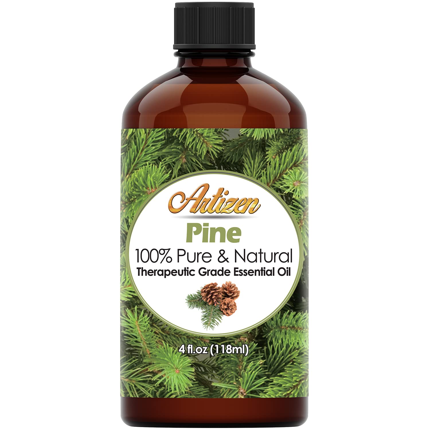 Artizen Pine Essential Oil - 4 oz | 100% Pure Pine Oil (4 Fl Oz)