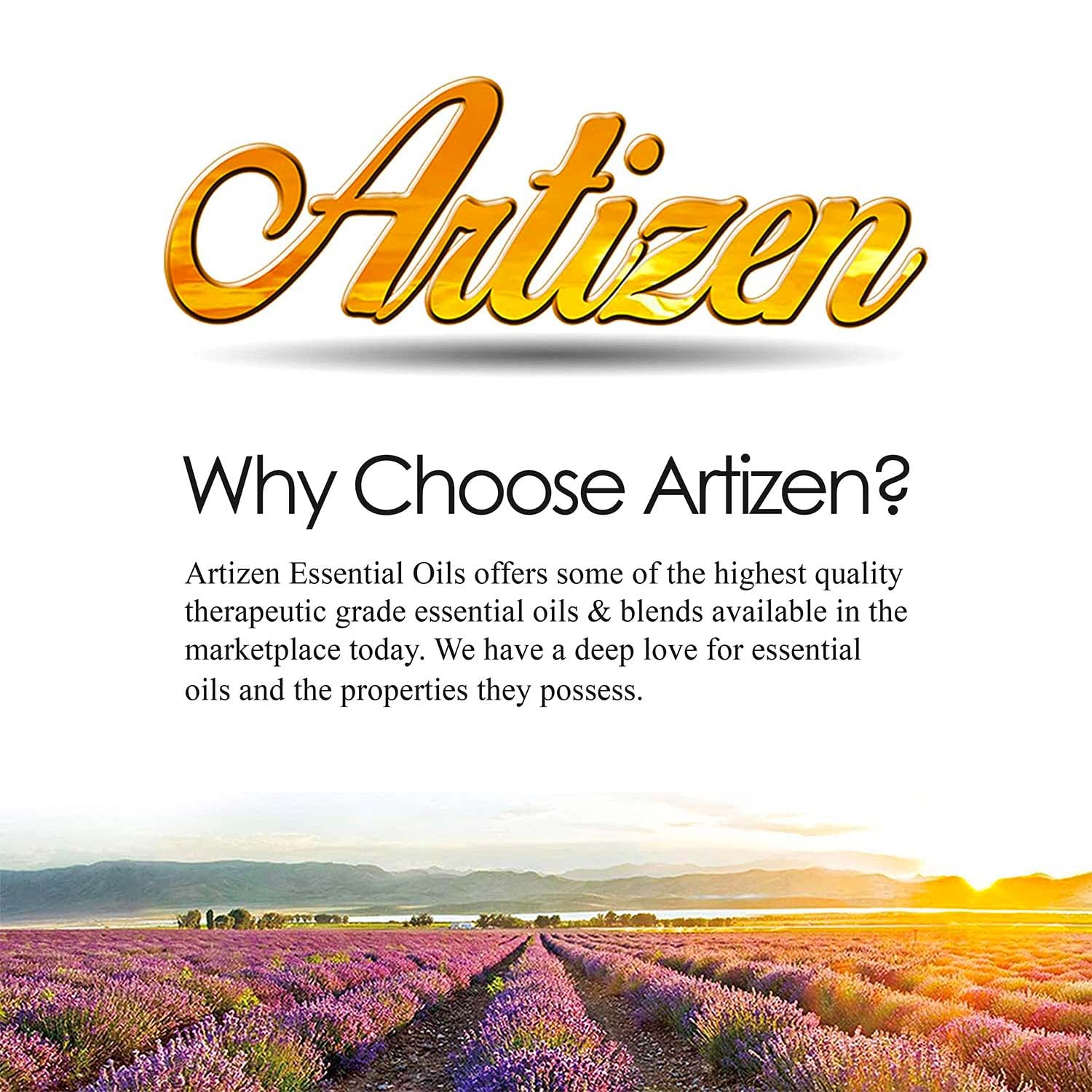 Artizen 2oz Rose Geranium Essential Oil | 2 Fluid Ounces, 100% Pure