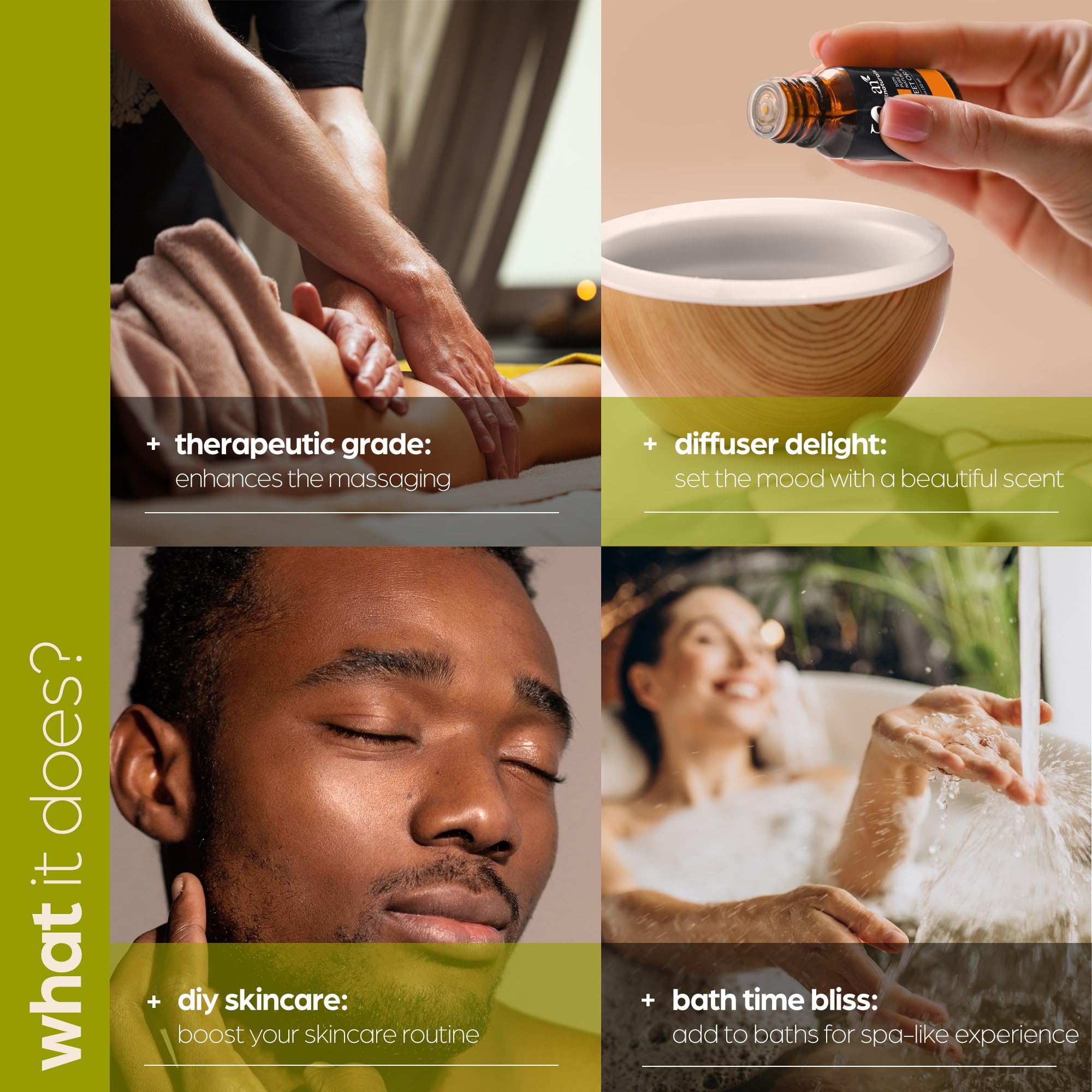 ArtNaturals Aromatherapy Top-6 Essential Oil Set (6x10ml) – Therapeutic Grade