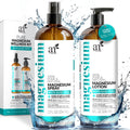 ArtNaturals Magnesium Oil Spray 12 oz + 8 oz Lotion – Sleep & Relax Relief