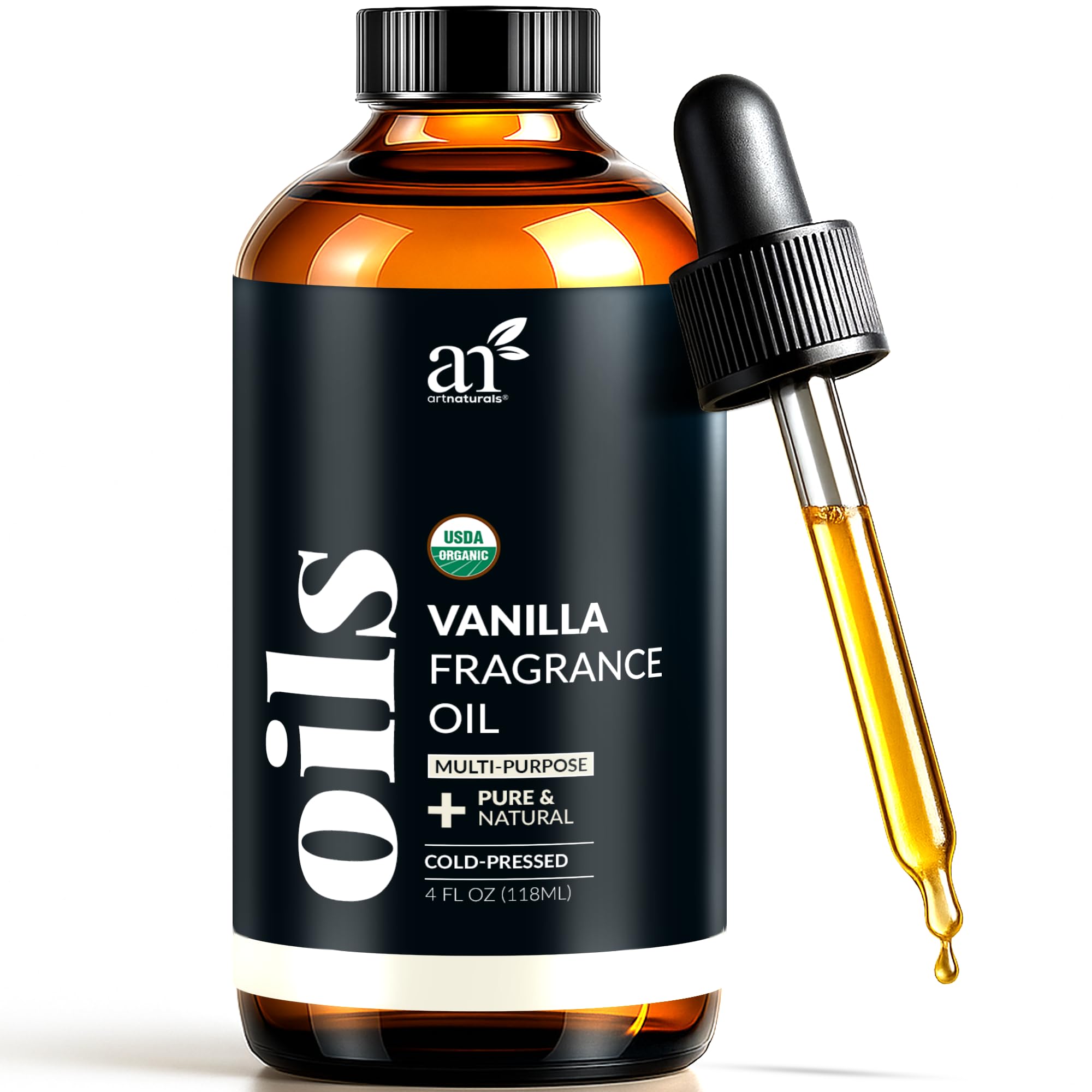 artnaturals Vanilla Essential Oil - 4 oz / 118 ml | 100% Pure & Undiluted
