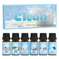 ARVIDSSON Clean Essential Oils Set – 6 x 10ml for Diffuser, Soap Making & Home Fragrance