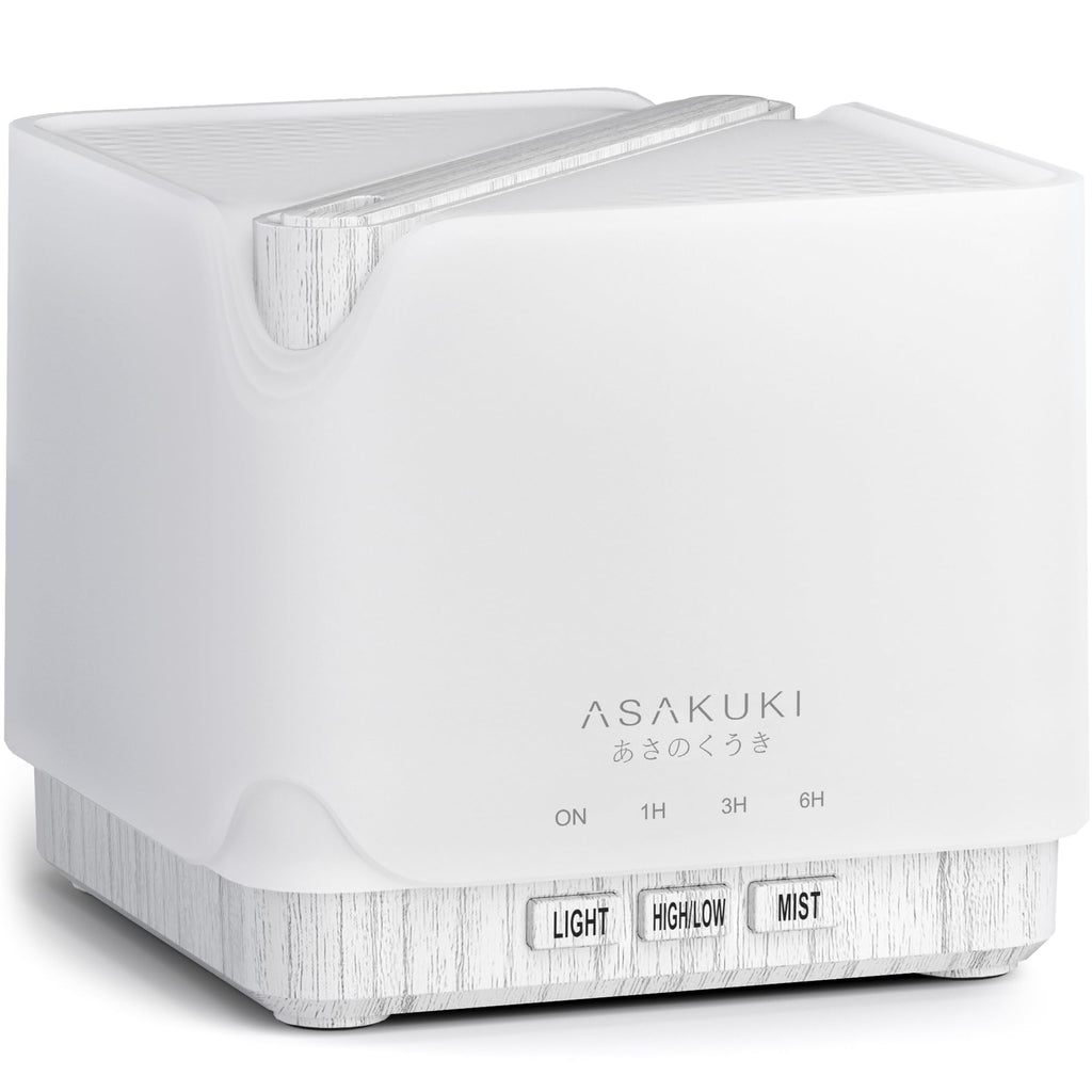 ASAKUKI 700 ml Premium Essential Oil Diffuser – 5-in-1 Ultrasonic Humidifier