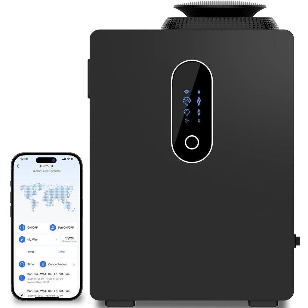 2025 Upgraded HVAC Scent Diffuser – 6000 Sq Ft, WiFi Control, 1000ml