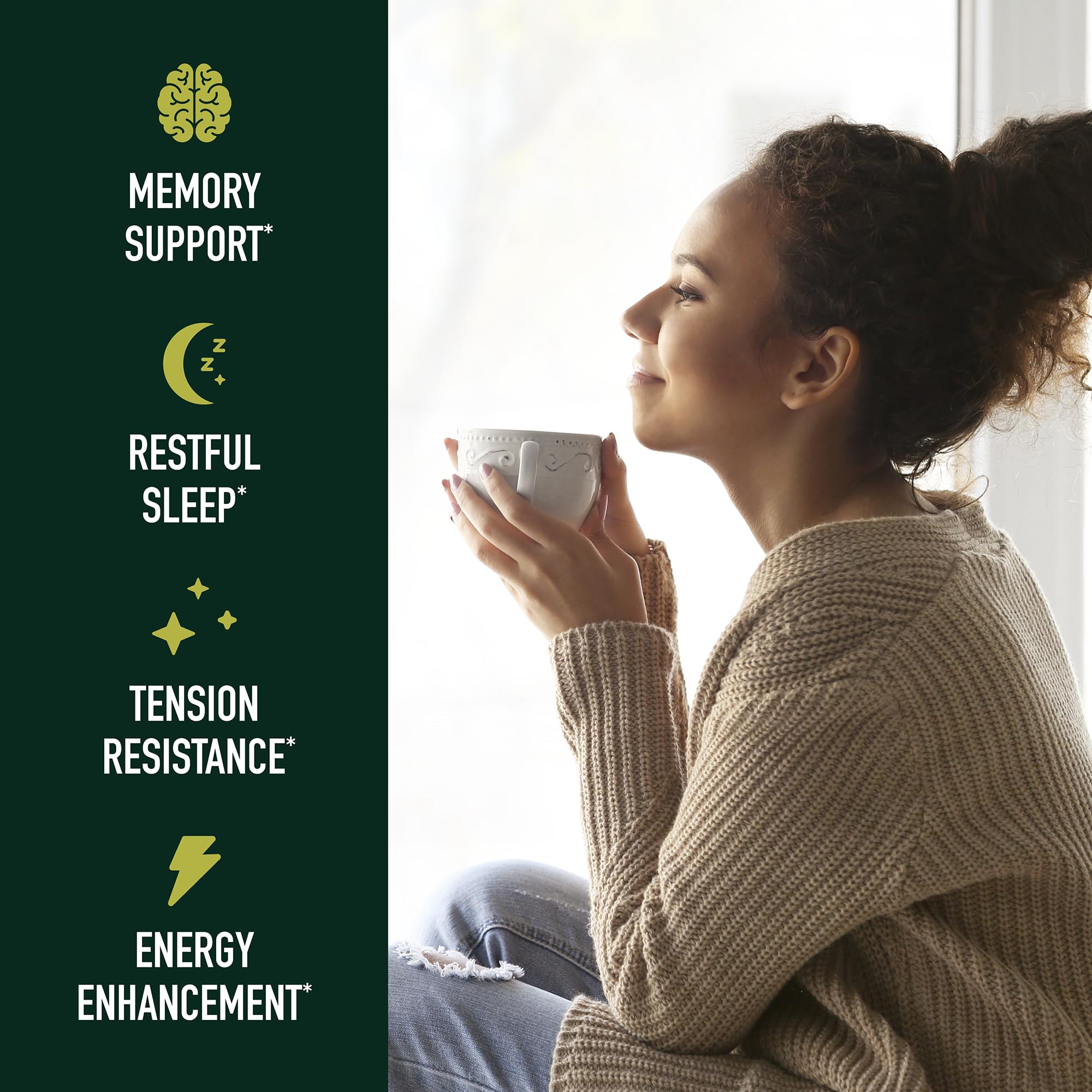 Ashwagandha 1300mg | Stress Resistance & Energy Boost | 120ct Non-GMO