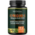 Ashwagandha 1300mg | Stress Resistance & Energy Boost | 120ct Non-GMO