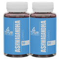 4 Your Wellness Ashwagandha Gummies – Mixed Berry, KSM-66, Lion's Mane, Vitamin D, 120 Count (Pack of 2)