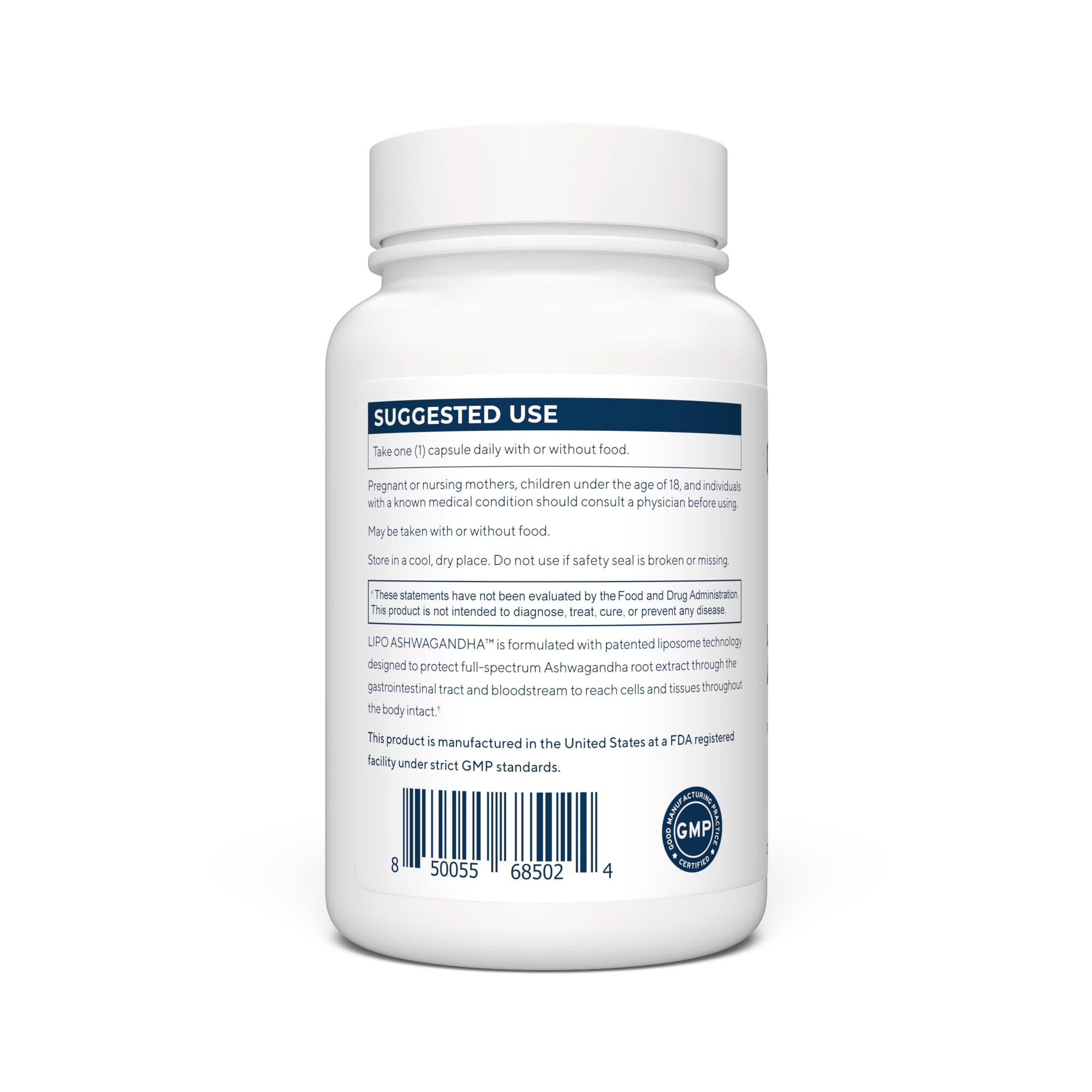 Renue By Science Ashwagandha | High Strength Liposomal Ashwagandha Supplements | 90 Ashwaganda Capsules - 200mg Ashwaganda per Serving | Non-GMO | Made in The USA Third-Party Tested