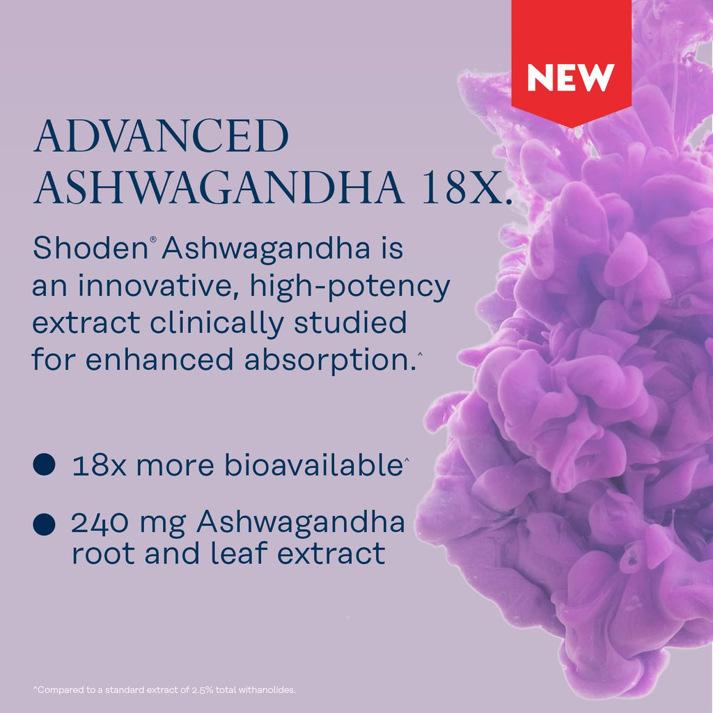 SOLARAY Ashwagandha 18X Absorption – 240 mg, Mood & Stress Support, Vegan