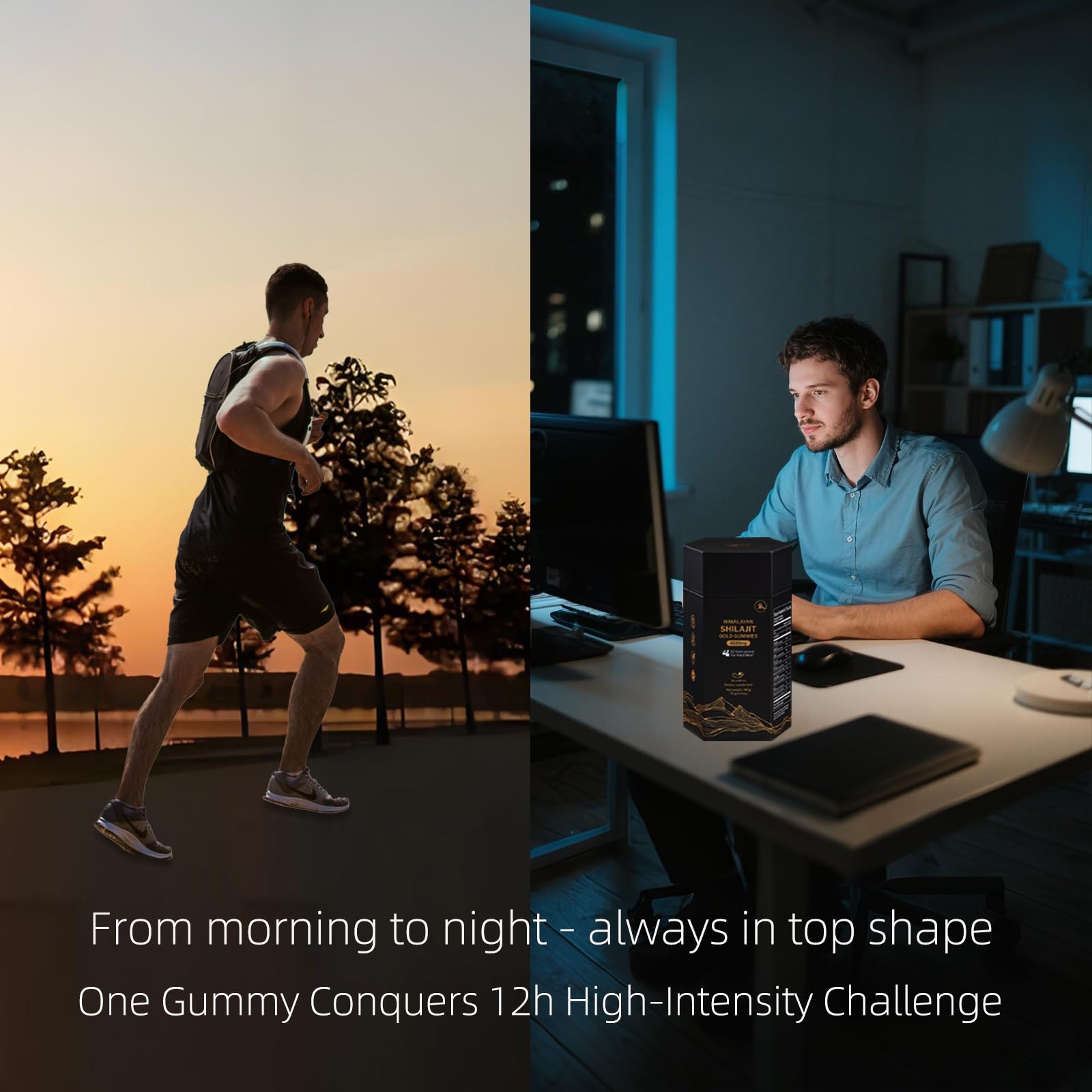 5Loaf2Fish Himalayan Shilajit Gummies with Ashwagandha & Sea Moss – 70 Gummies