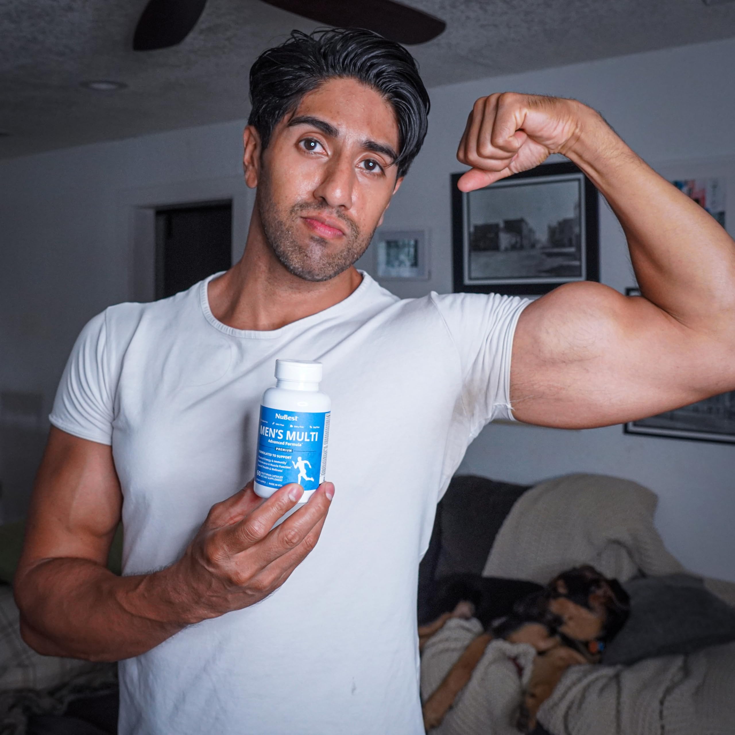 Multivitamin for Men – 38 Nutrients, 60 Vegan Capsules, 1 Month Supply
