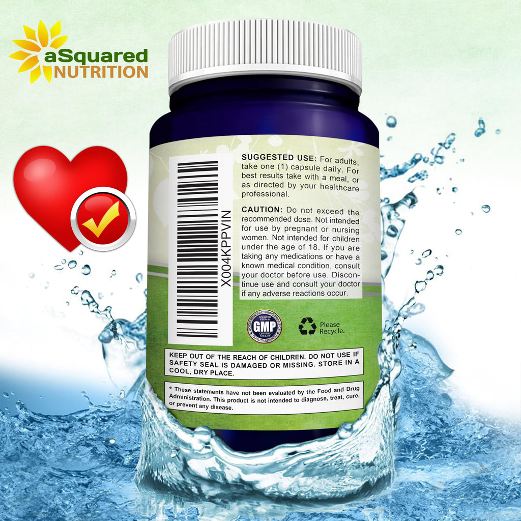 aSquared Nutrition CoQ10 200mg - 60 Capsules | Vegan CoQ10 Supplement