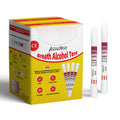 AssuTest 25-Tests Disposable Breathalyzer Kit – 4-Level Colorimetric Home BAC Test for Personal Use