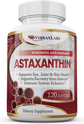 Astaxanthin 10mg Supplement | Pure Antioxidant from Microalgae | 120 Softgels