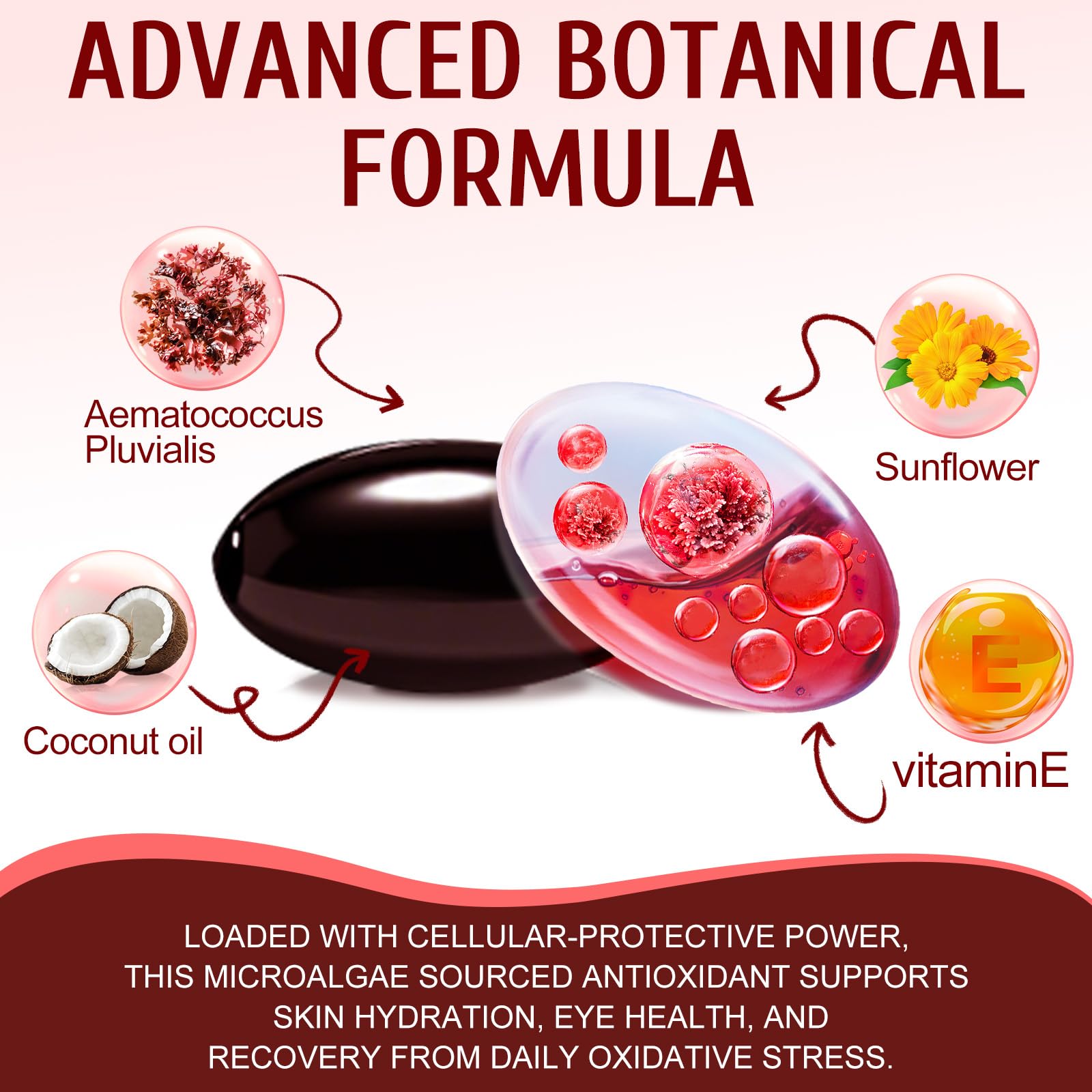 Astaxanthin 12mg – 120 Softgels (4 Month Supply) Premium Antioxidant Support