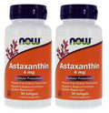 Astaxanthin 4mg 90 Softgels (Cellular Protection) (Pack of 2) - NOW
